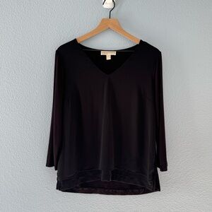 MICHAEL Michael Kors Sariya Double Layer Top